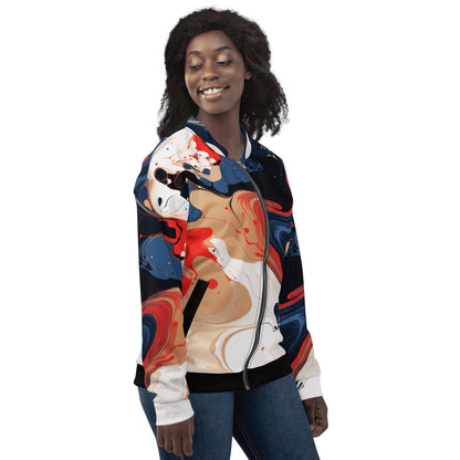 Unisex Bomberjacke "Color Swirl" - Artexio