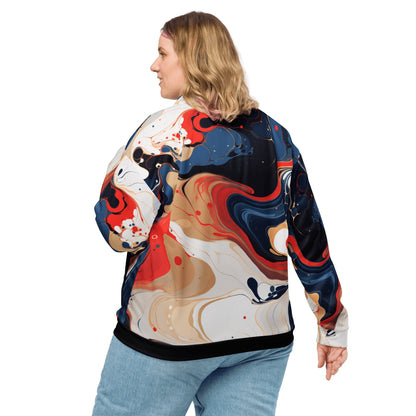 Unisex Bomberjacke "Color Swirl" - Artexio