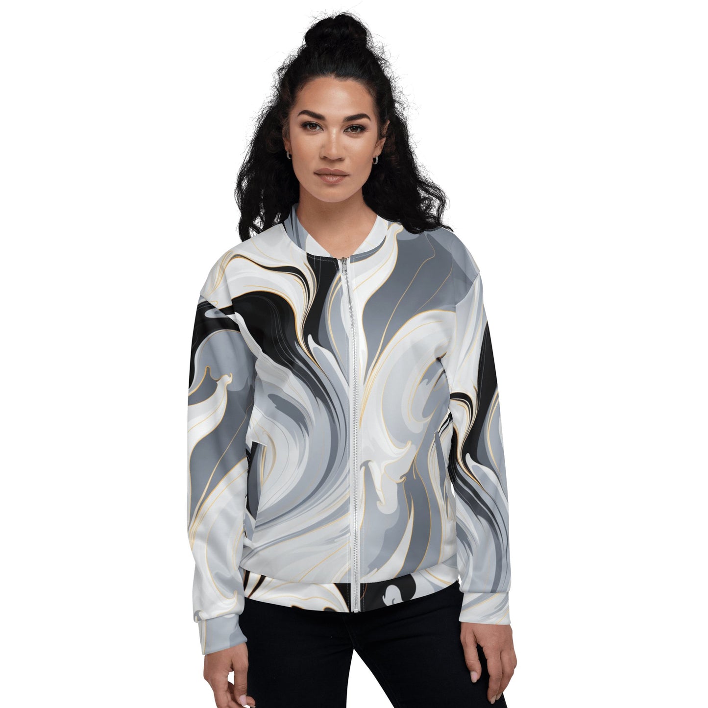 Unisex Bomberjacke "Ethereal Flow" - Artexio