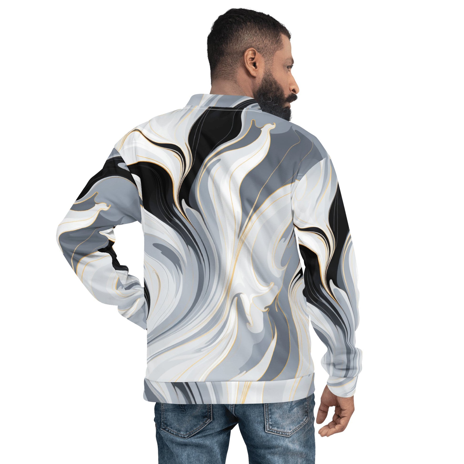 Unisex Bomberjacke "Ethereal Flow" - Artexio