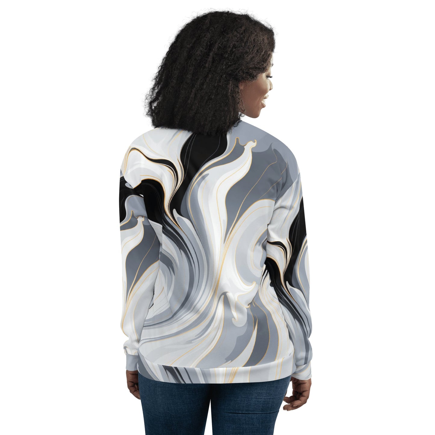 Unisex Bomberjacke "Ethereal Flow" - Artexio