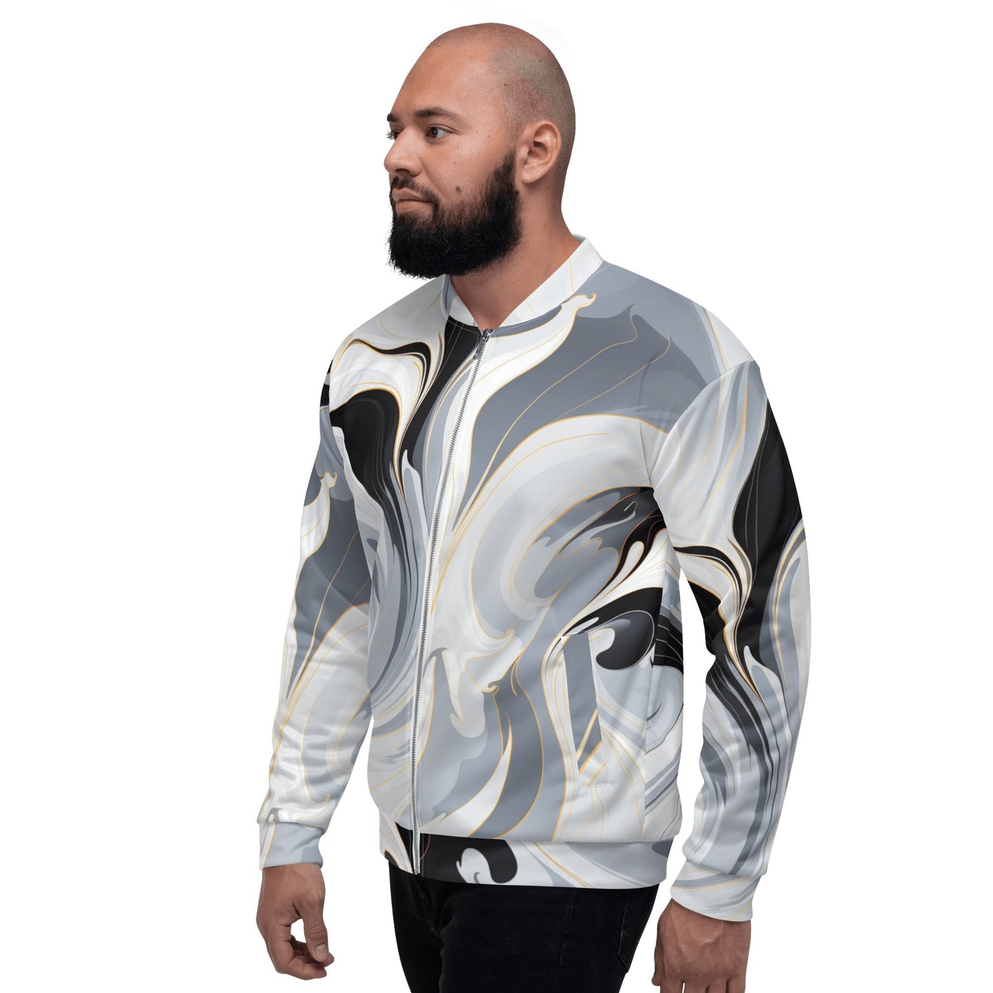 Unisex Bomberjacke "Ethereal Flow" - Artexio