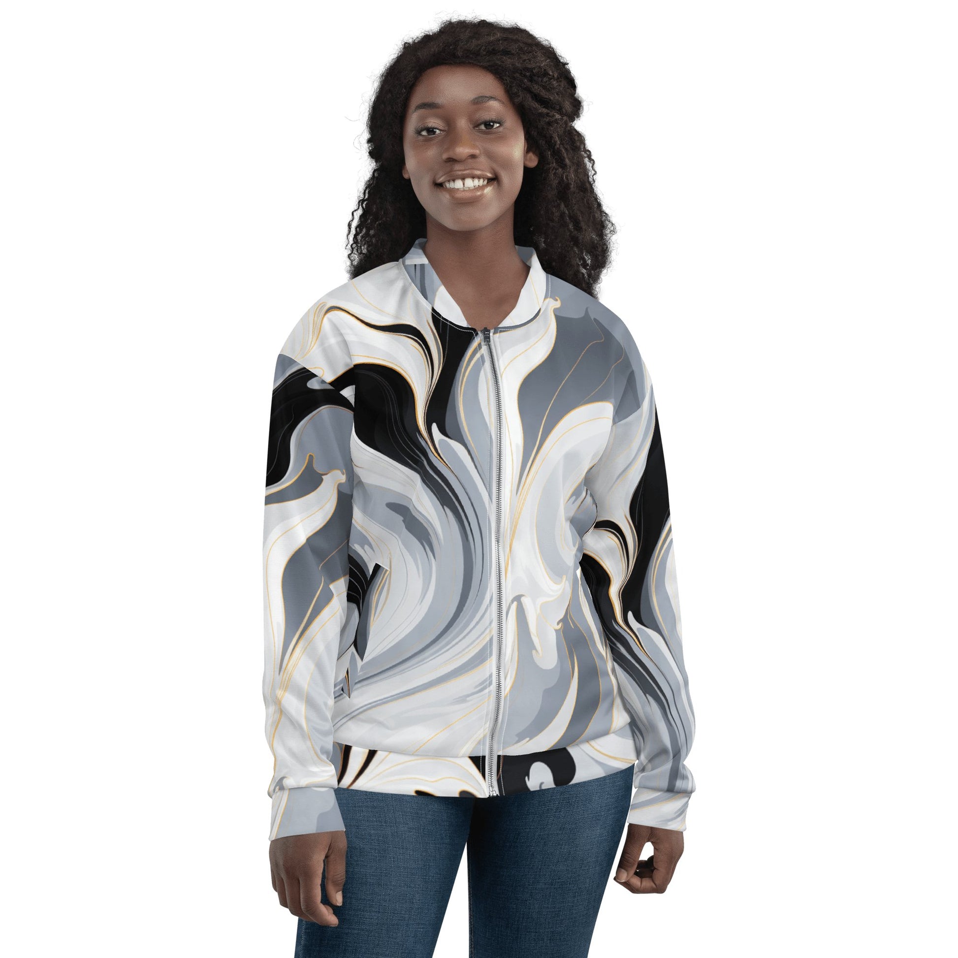 Unisex Bomberjacke "Ethereal Flow" - Artexio