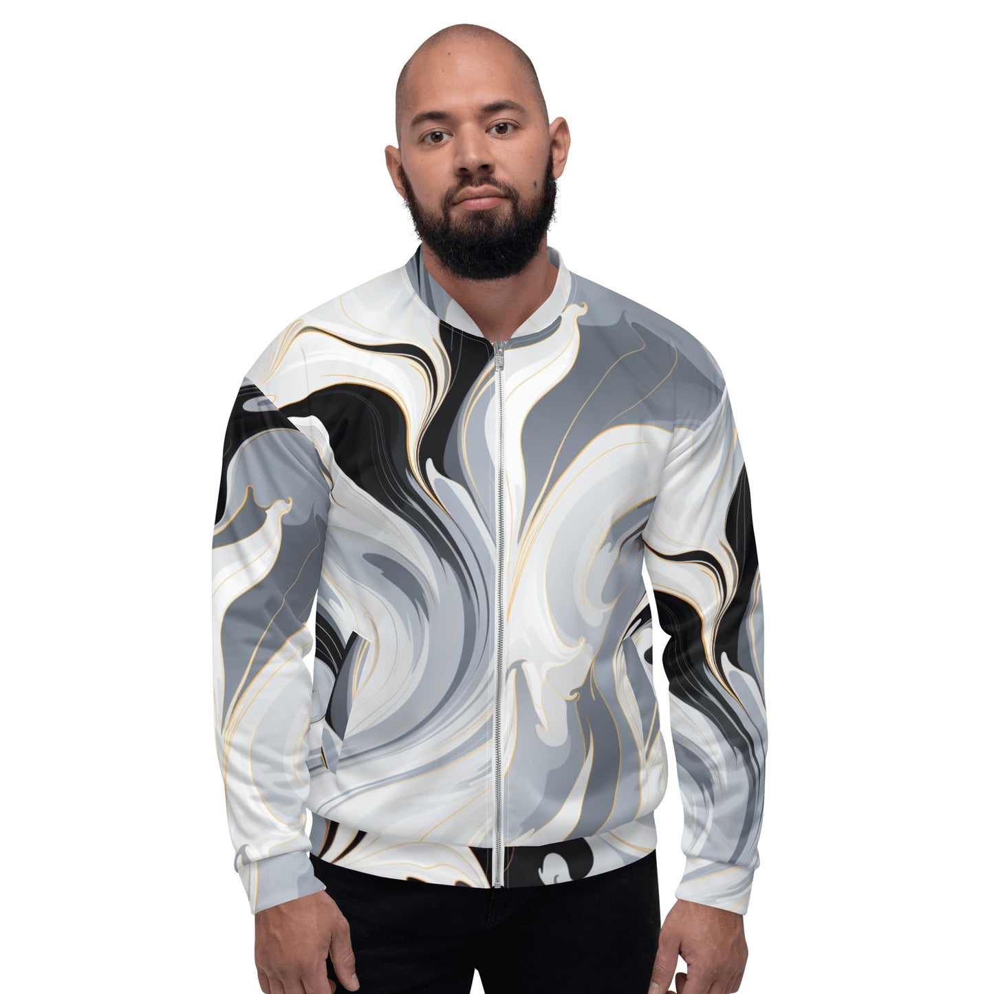 Unisex Bomberjacke "Ethereal Flow" - Artexio