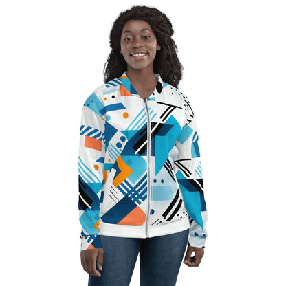 Unisex Bomberjacke "Geometric Harmony" - Artexio