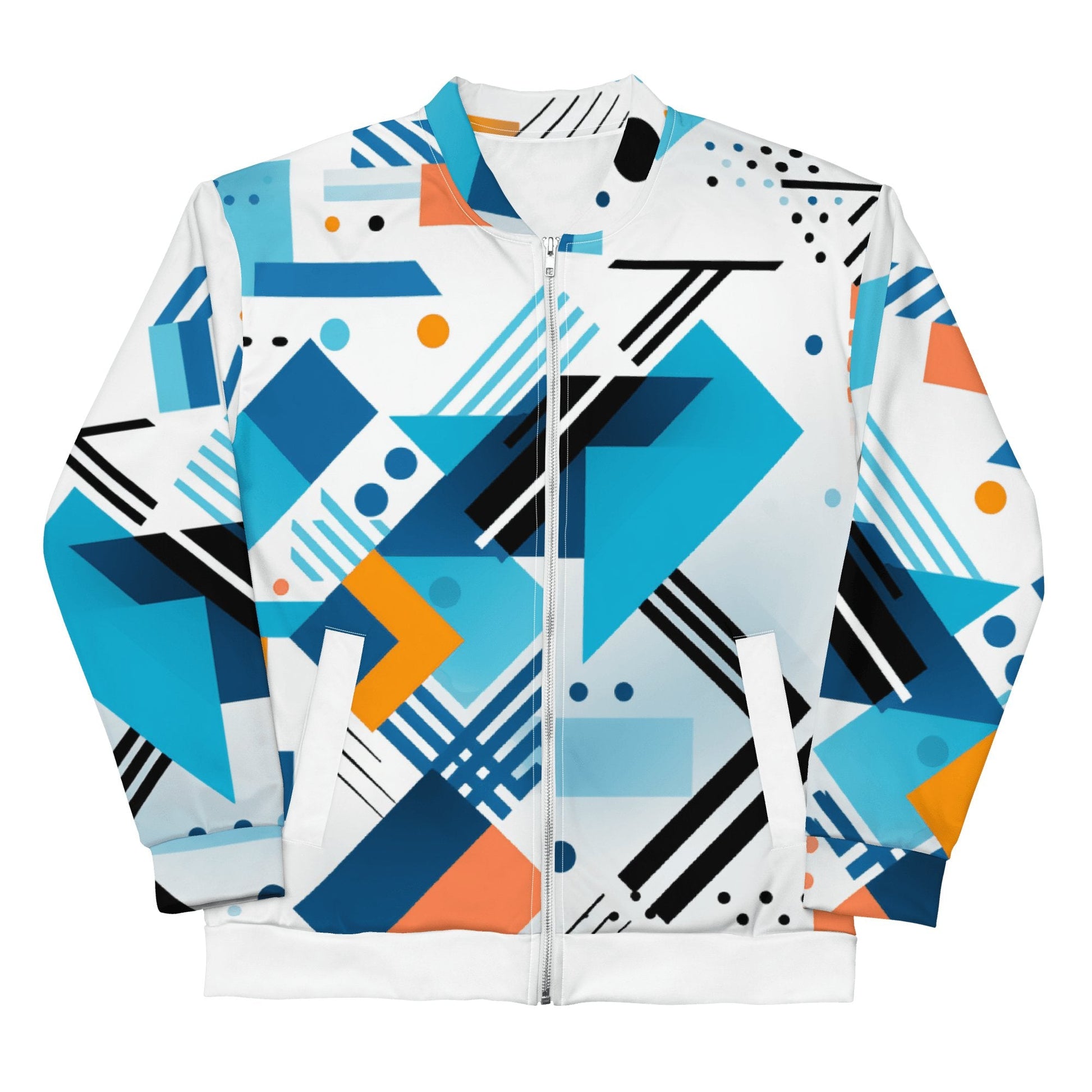 Unisex Bomberjacke "Geometric Harmony" - Artexio