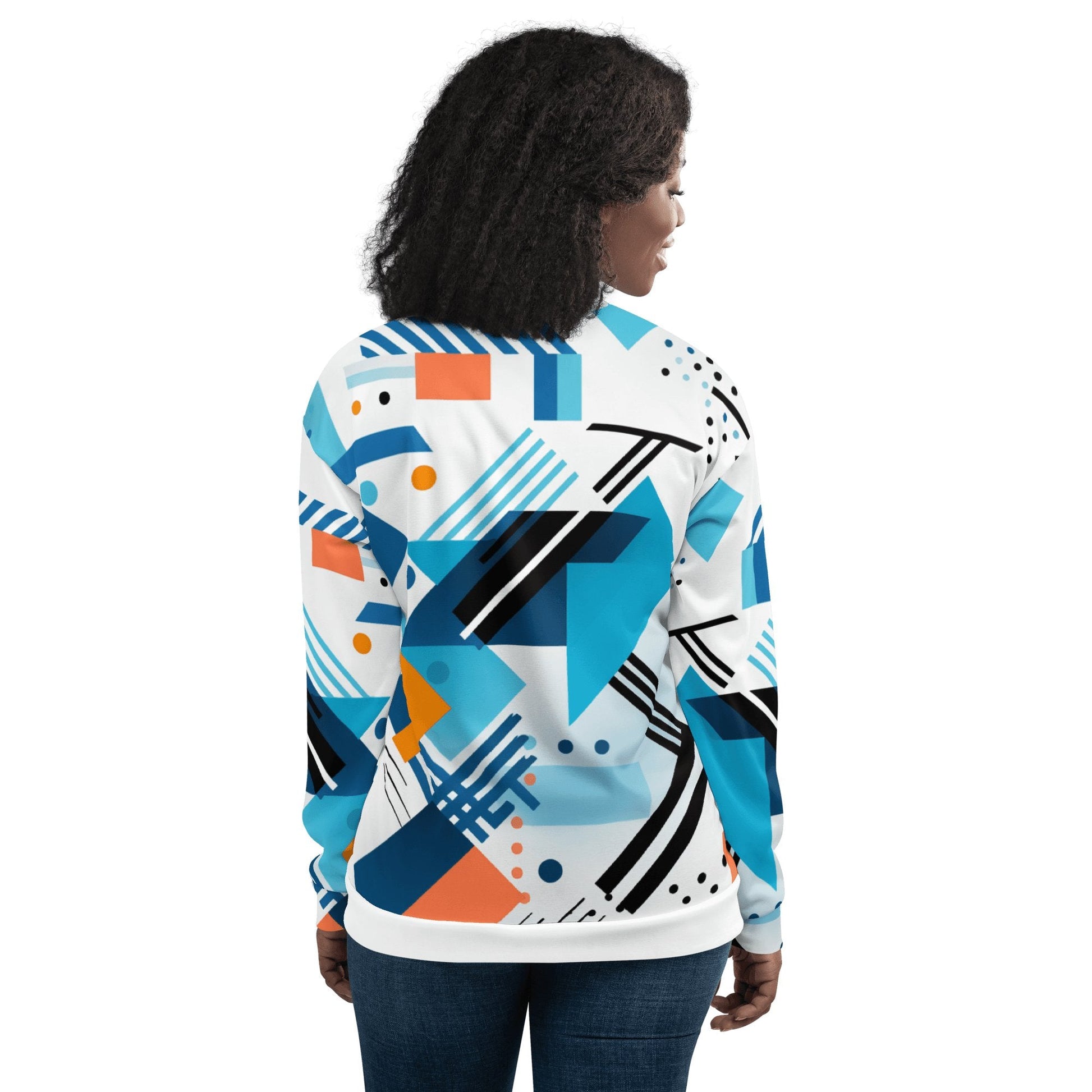 Unisex Bomberjacke "Geometric Harmony" - Artexio