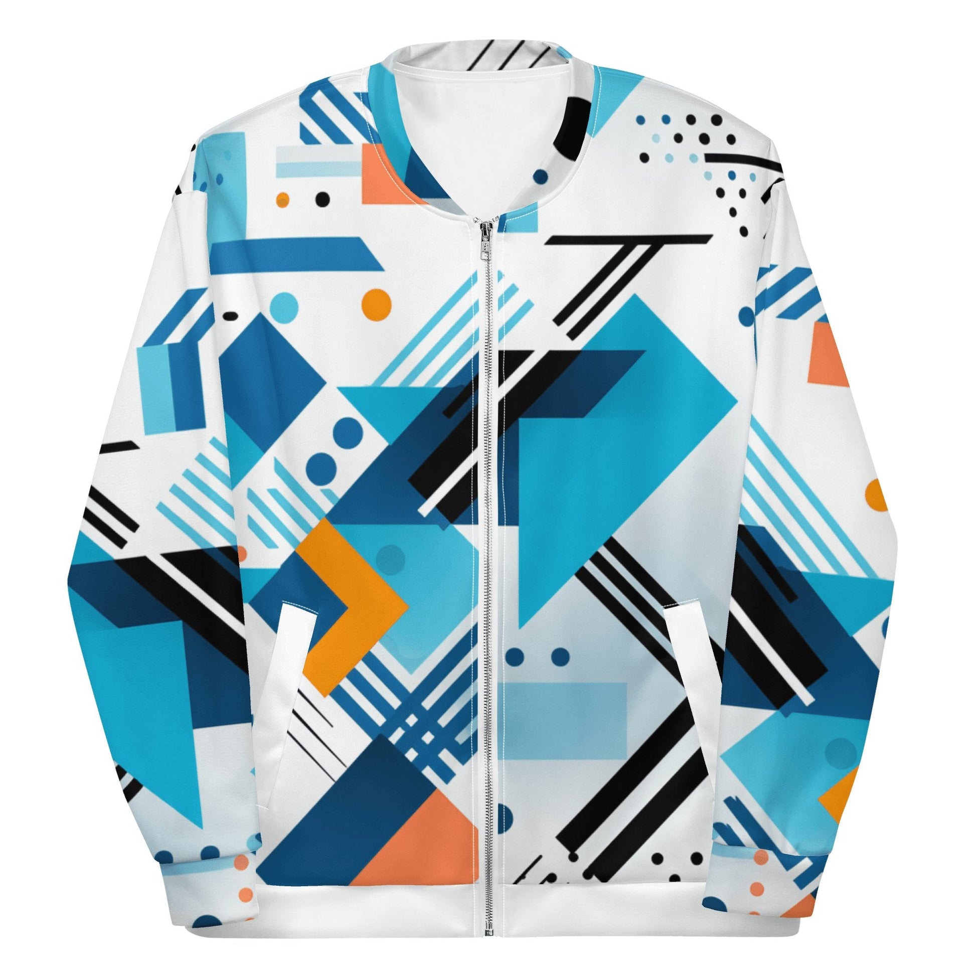 Unisex Bomberjacke "Geometric Harmony" - Artexio