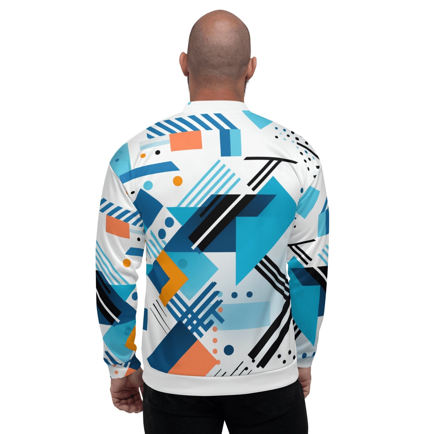 Unisex Bomberjacke "Geometric Harmony" - Artexio