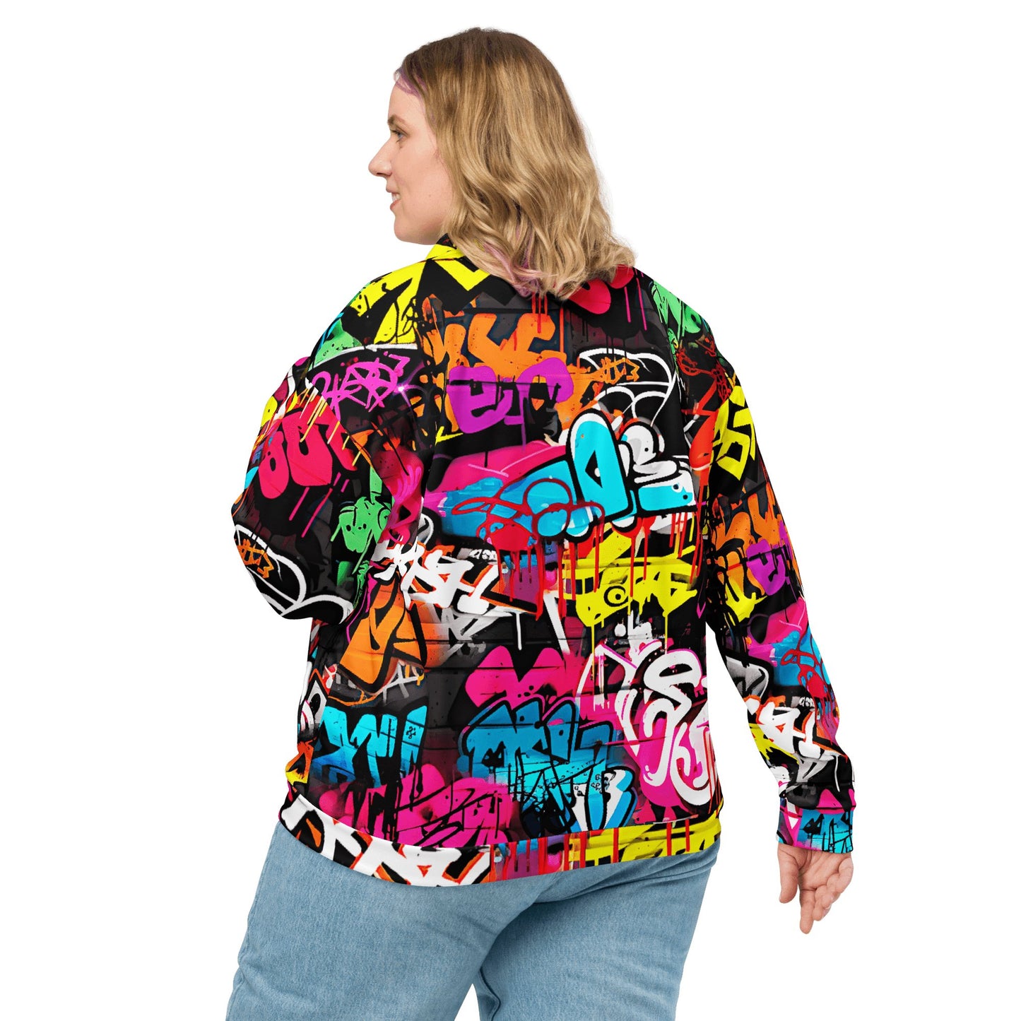 Unisex Bomberjacke "Graffiti" - Artexio