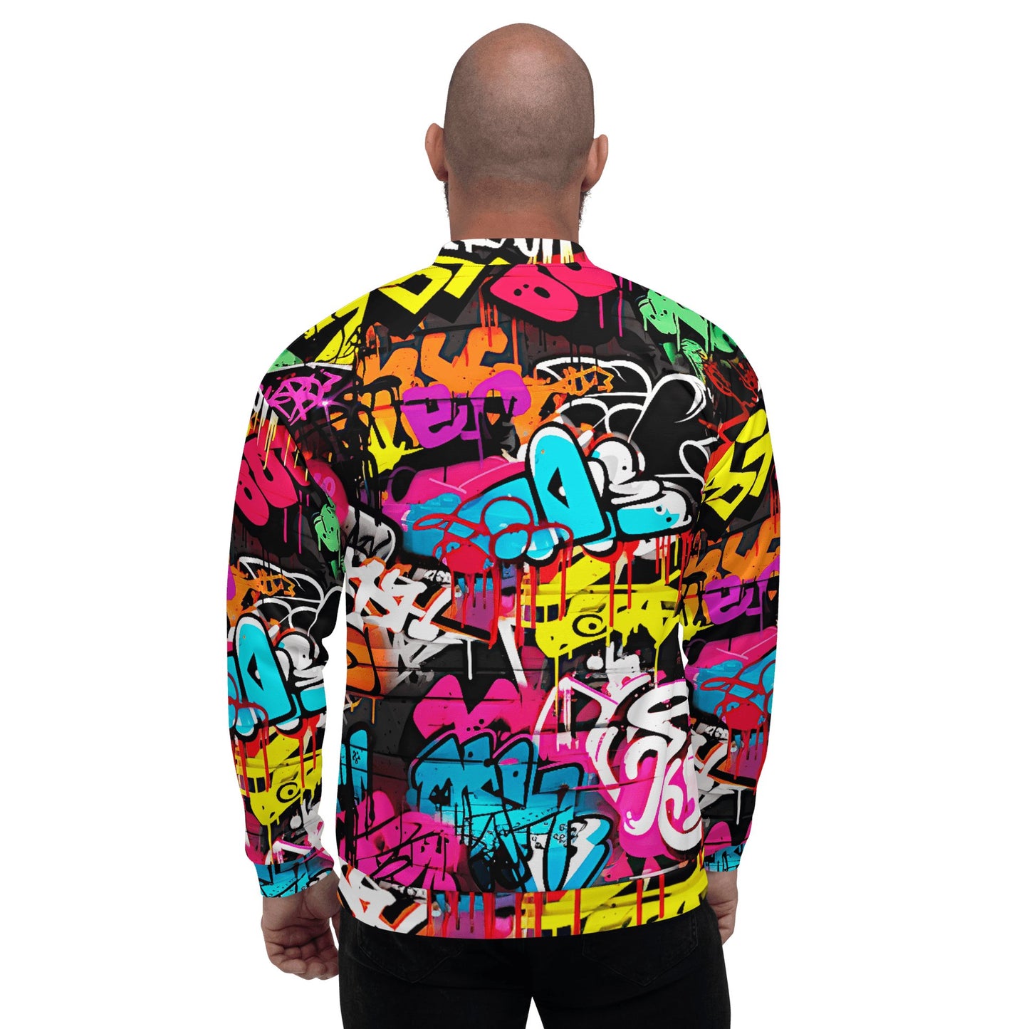 Unisex Bomberjacke "Graffiti" - Artexio