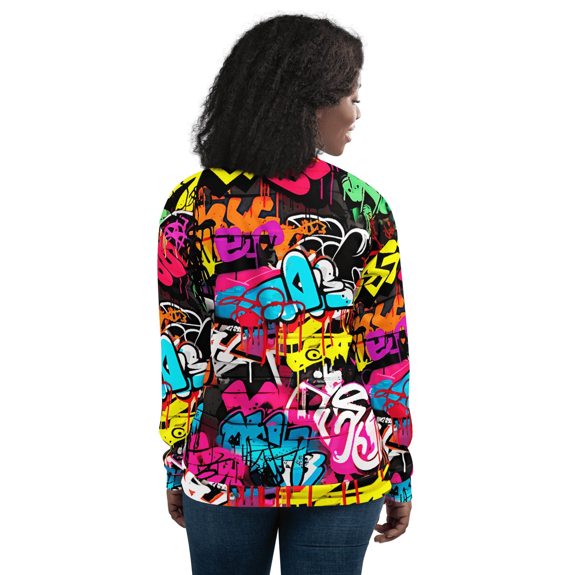 Unisex Bomberjacke "Graffiti" - Artexio