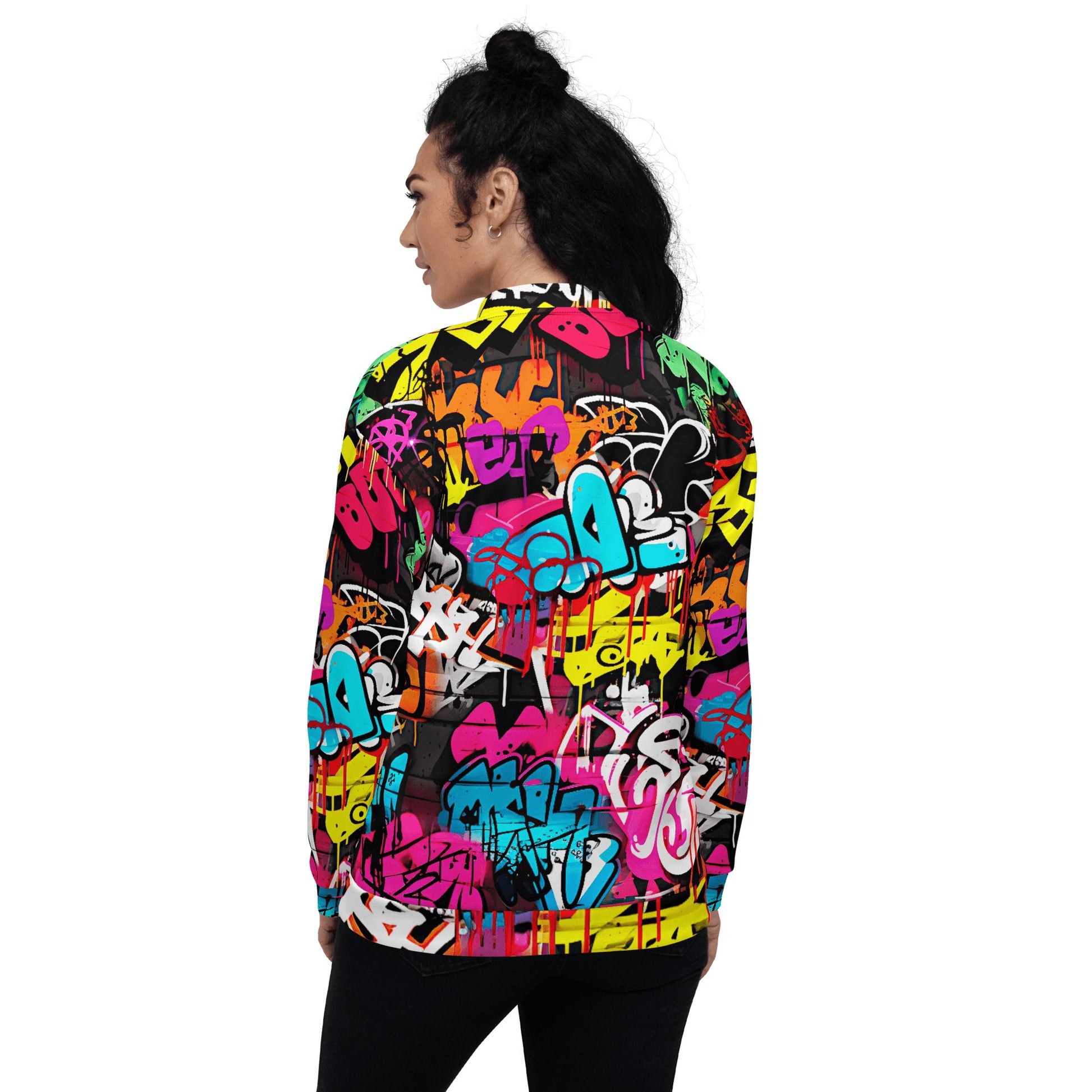 Unisex Bomberjacke "Graffiti" - Artexio