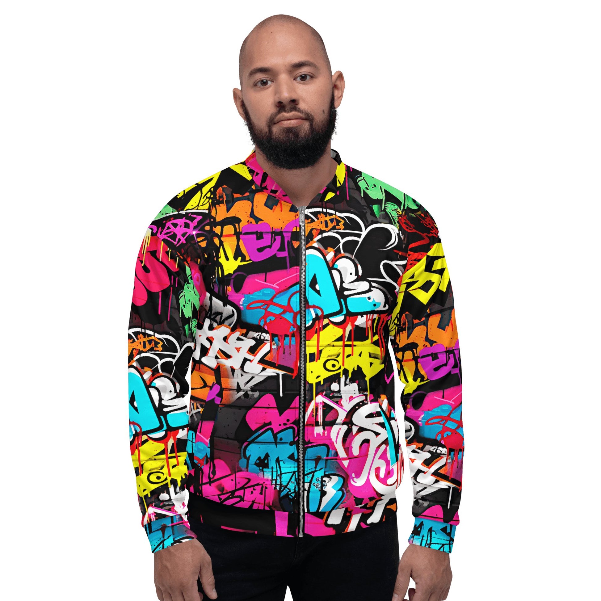 Unisex Bomberjacke "Graffiti" - Artexio