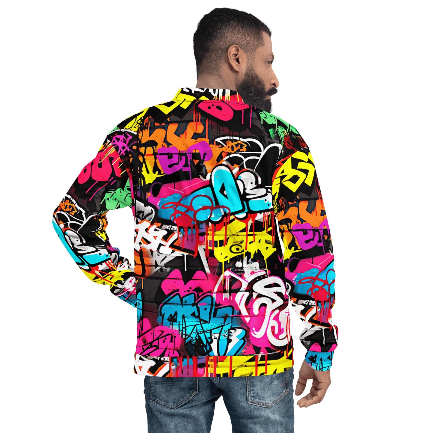 Unisex Bomberjacke "Graffiti" - Artexio