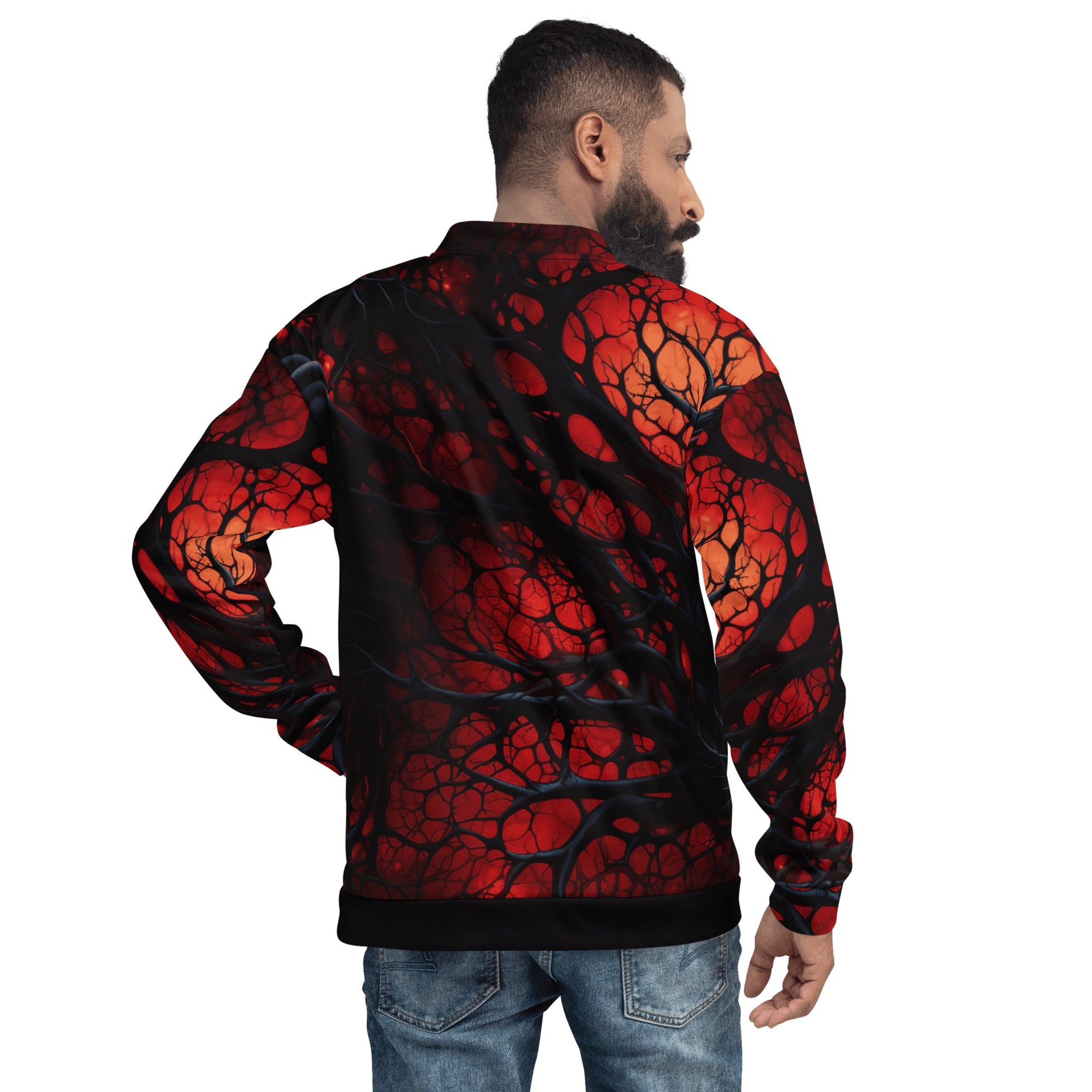 Unisex Bomberjacke "Inferno of Shadows" - Artexio