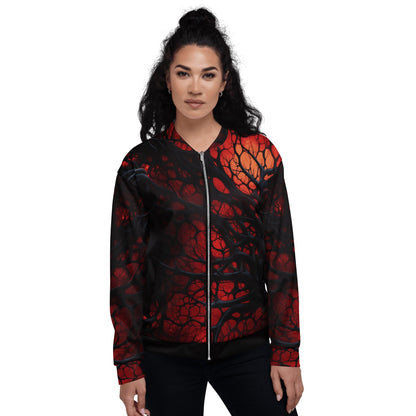 Unisex Bomberjacke "Inferno of Shadows" - Artexio