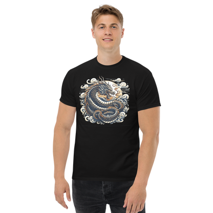 Klassisches Herren T-Shirt "Drache" - Artexio