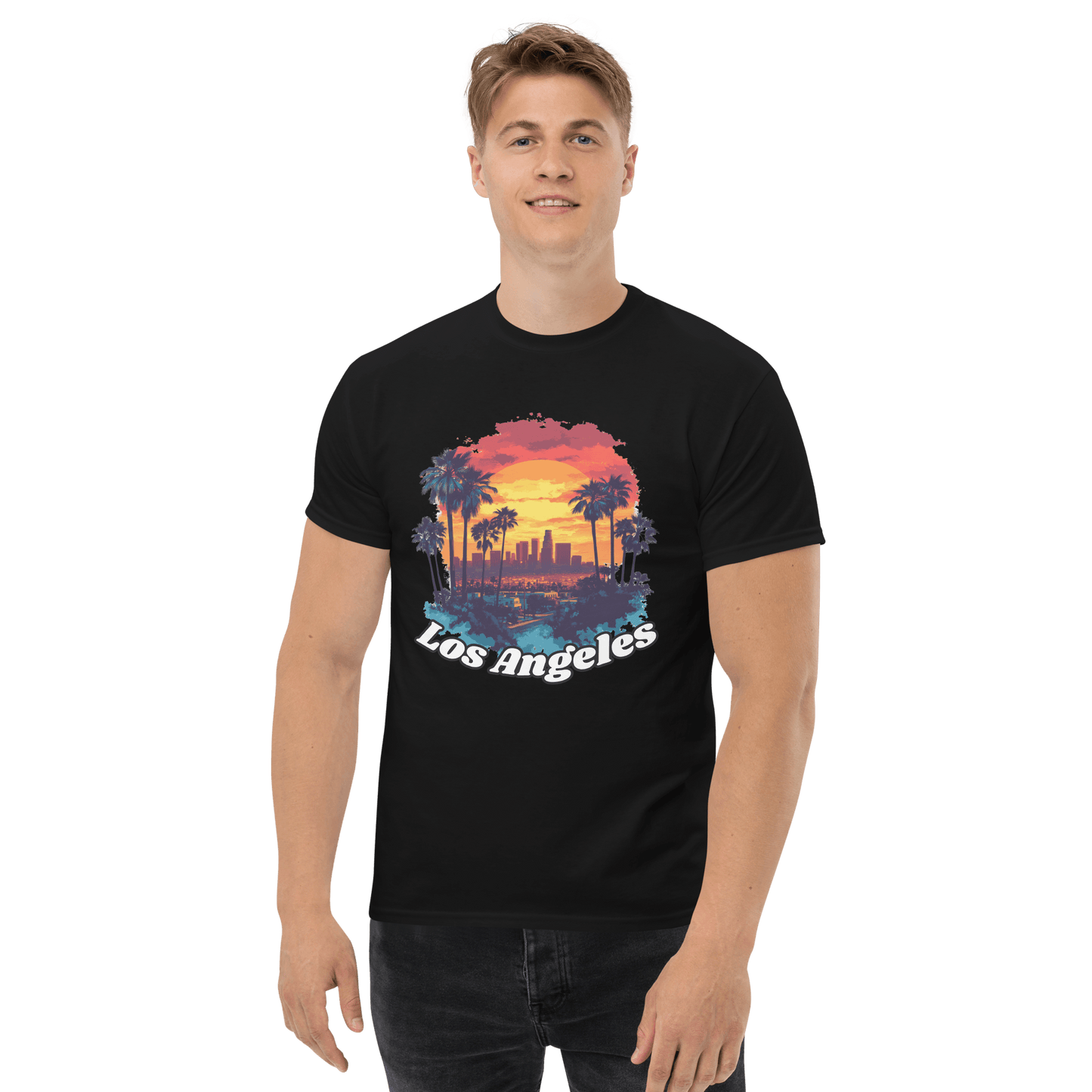 Klassisches Herren T-Shirt "Los Angeles" - Artexio