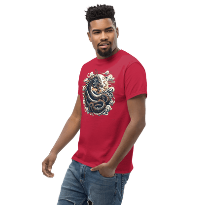 Klassisches Herren T-Shirt "Drache" - Artexio