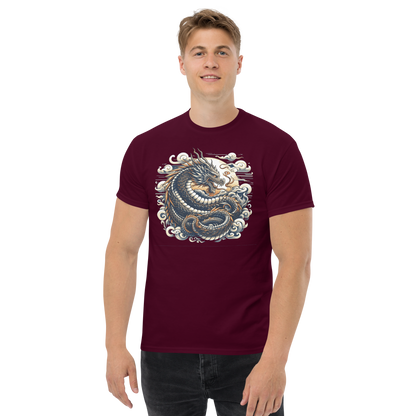 Klassisches Herren T-Shirt "Drache" - Artexio