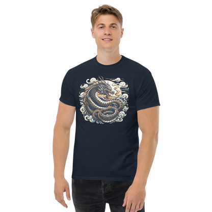 Klassisches Herren T-Shirt "Drache" - Artexio