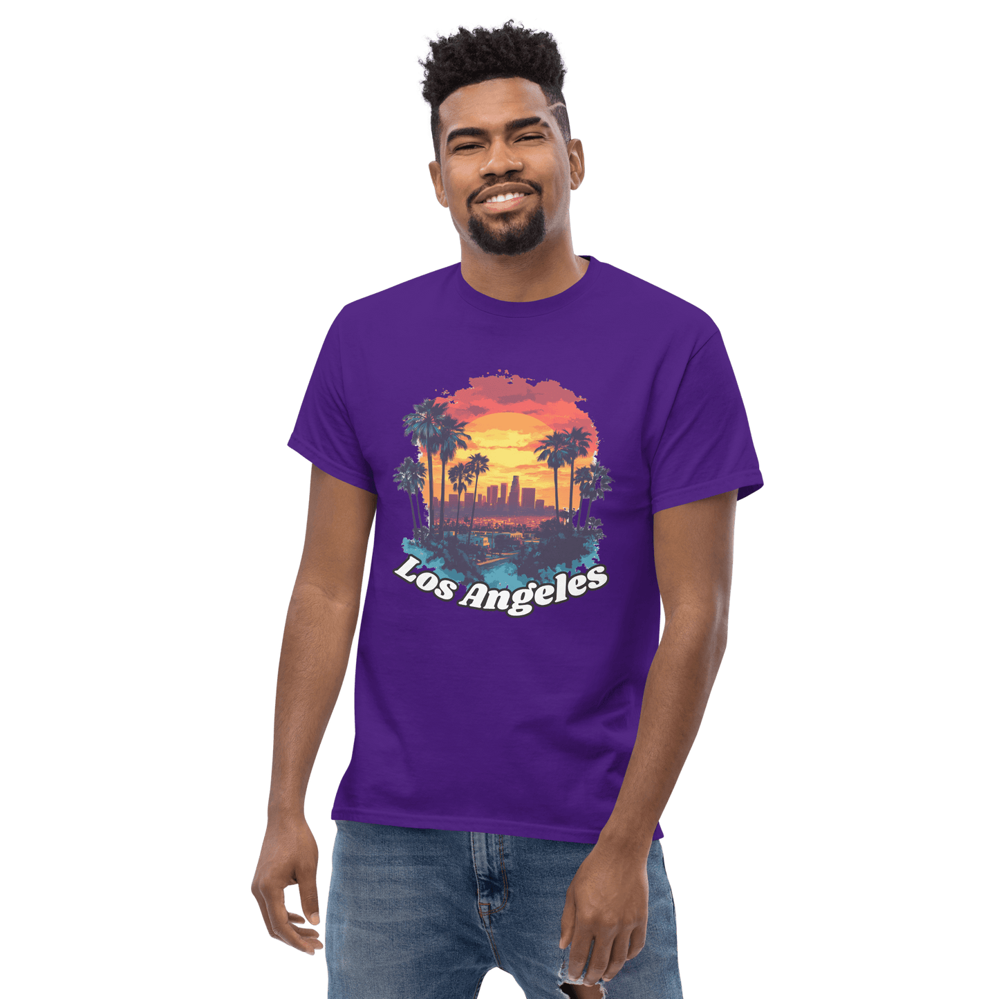 Klassisches Herren T-Shirt "Los Angeles" - Artexio