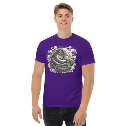 Klassisches Herren T-Shirt "Drache" - Artexio