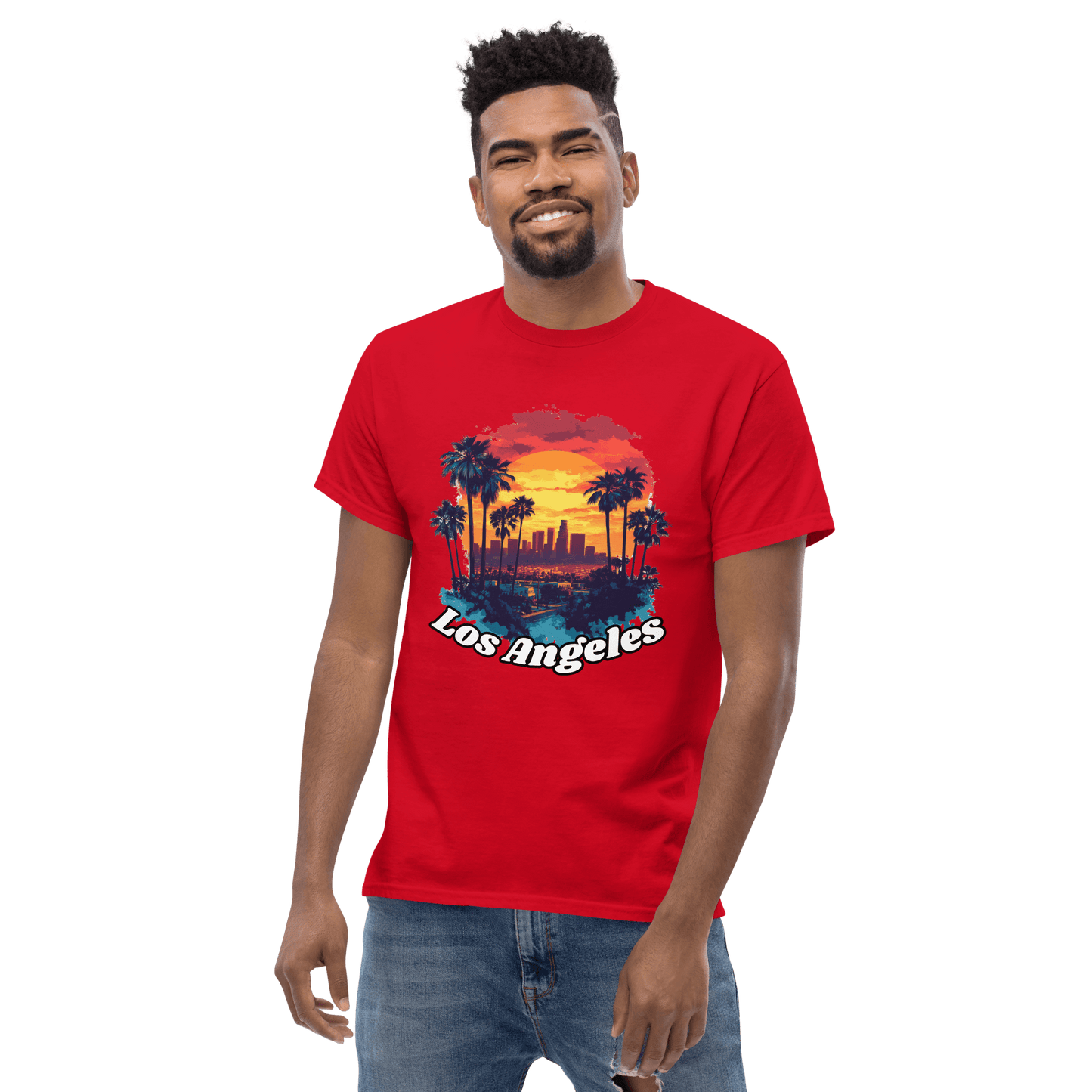 Klassisches Herren T-Shirt "Los Angeles" - Artexio