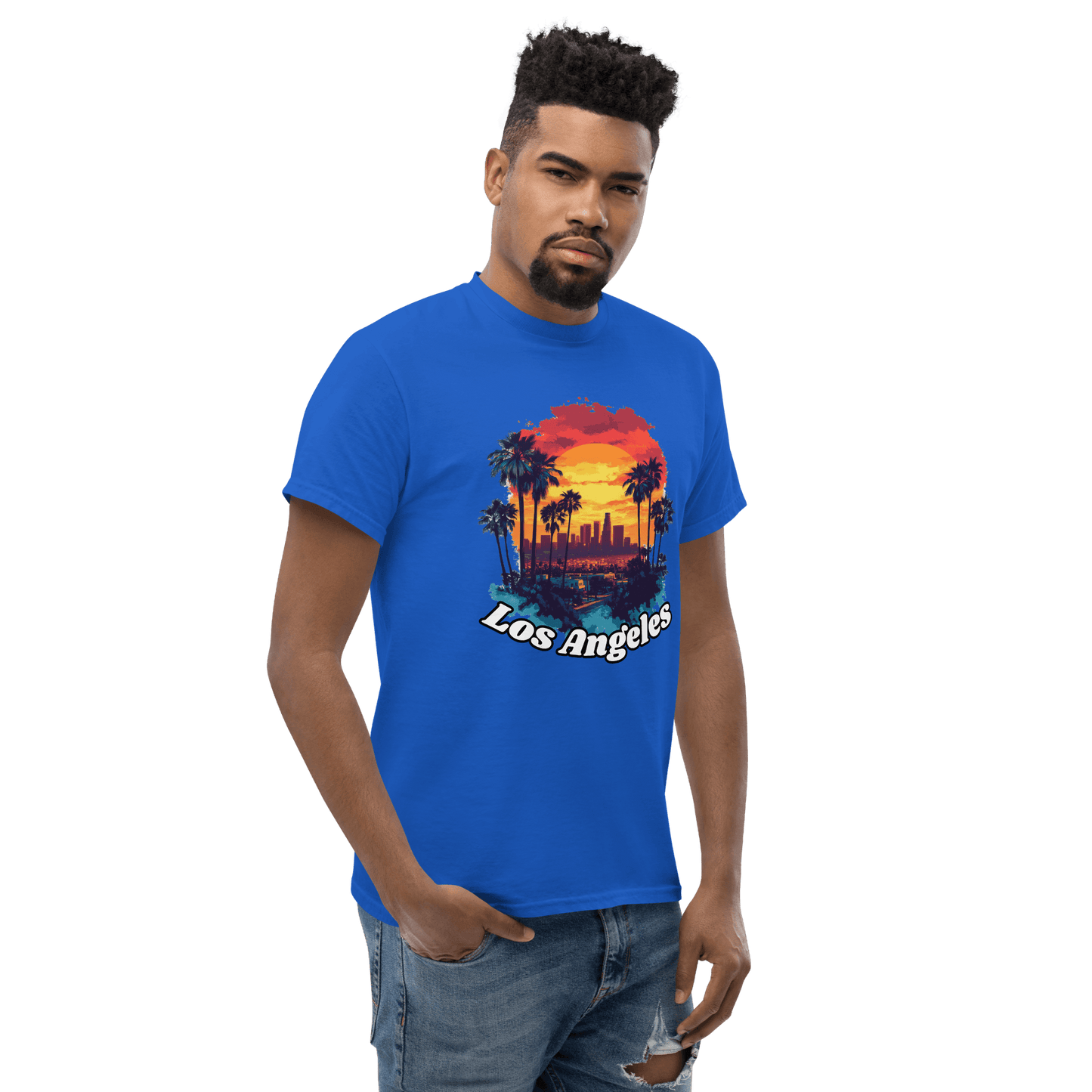 Klassisches Herren T-Shirt "Los Angeles" - Artexio