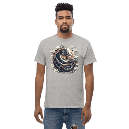 Klassisches Herren T-Shirt "Drache" - Artexio