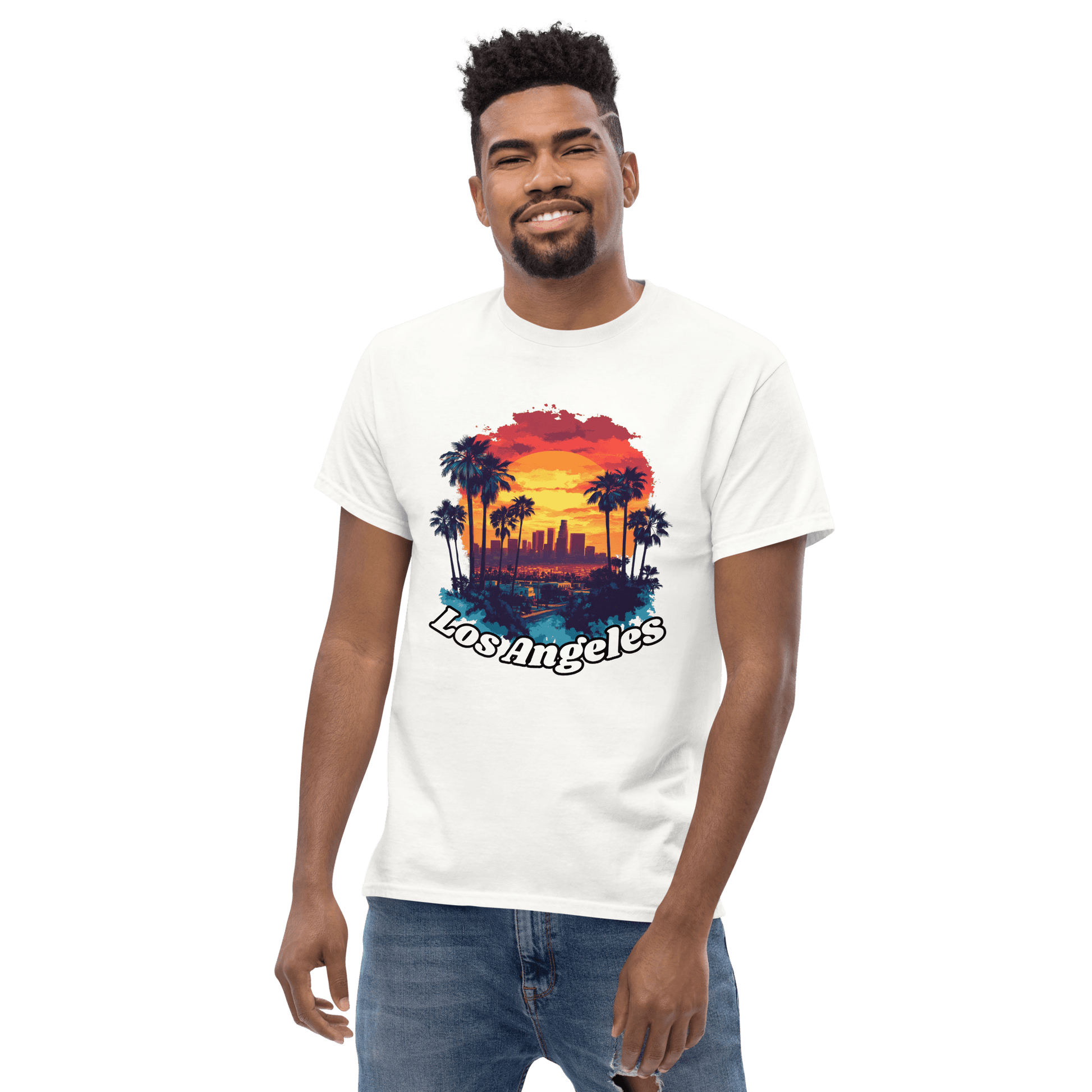 Klassisches Herren T-Shirt "Los Angeles" - Artexio