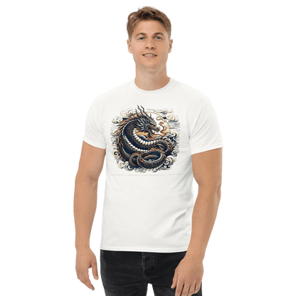 Klassisches Herren T-Shirt "Drache" - Artexio