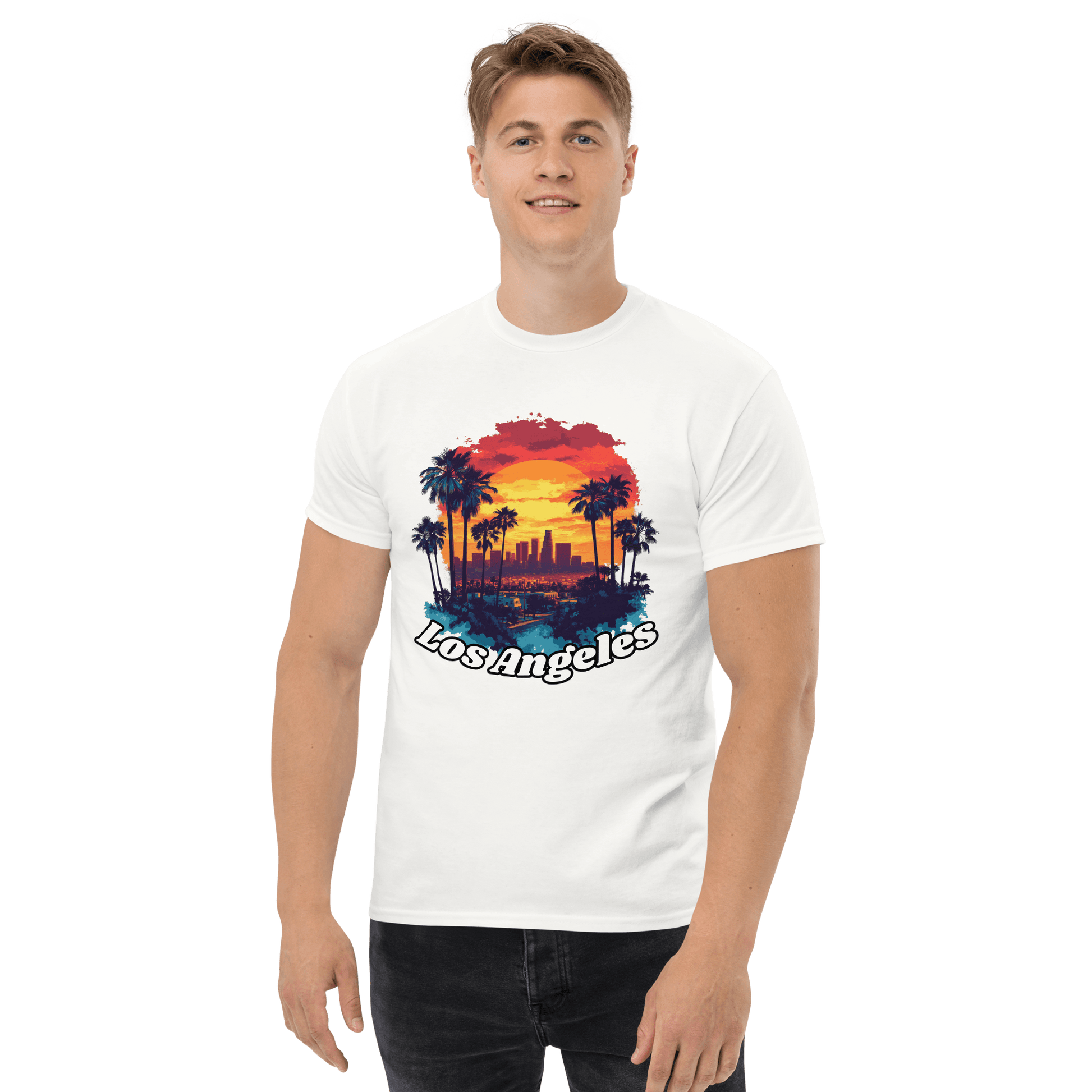 Klassisches Herren T-Shirt "Los Angeles" - Artexio