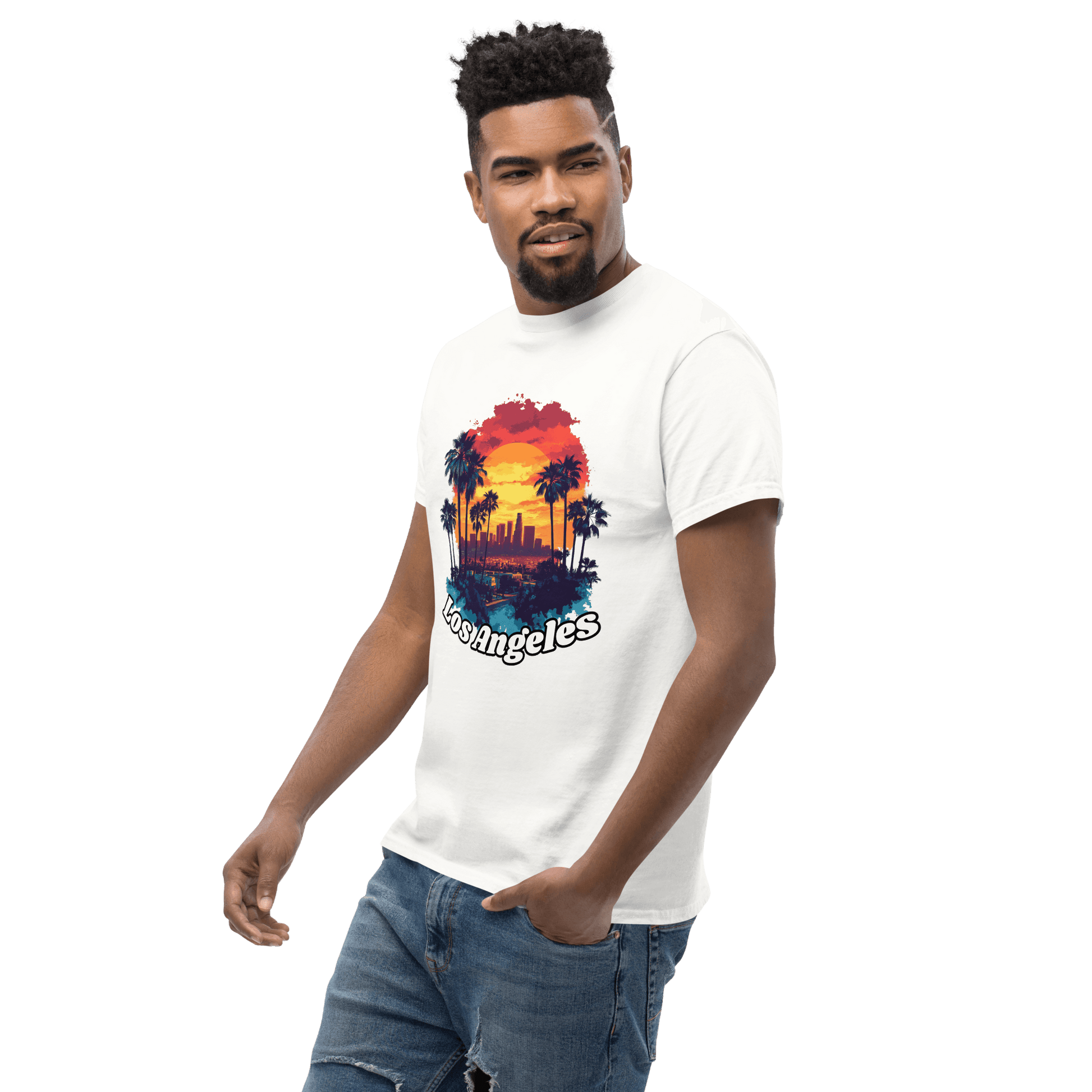 Klassisches Herren T-Shirt "Los Angeles" - Artexio