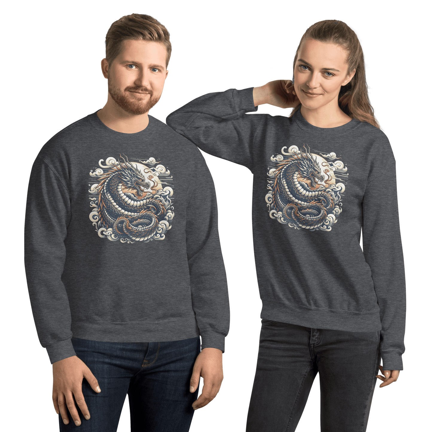 Unisex Sweatshirt "Drache" - Artexio