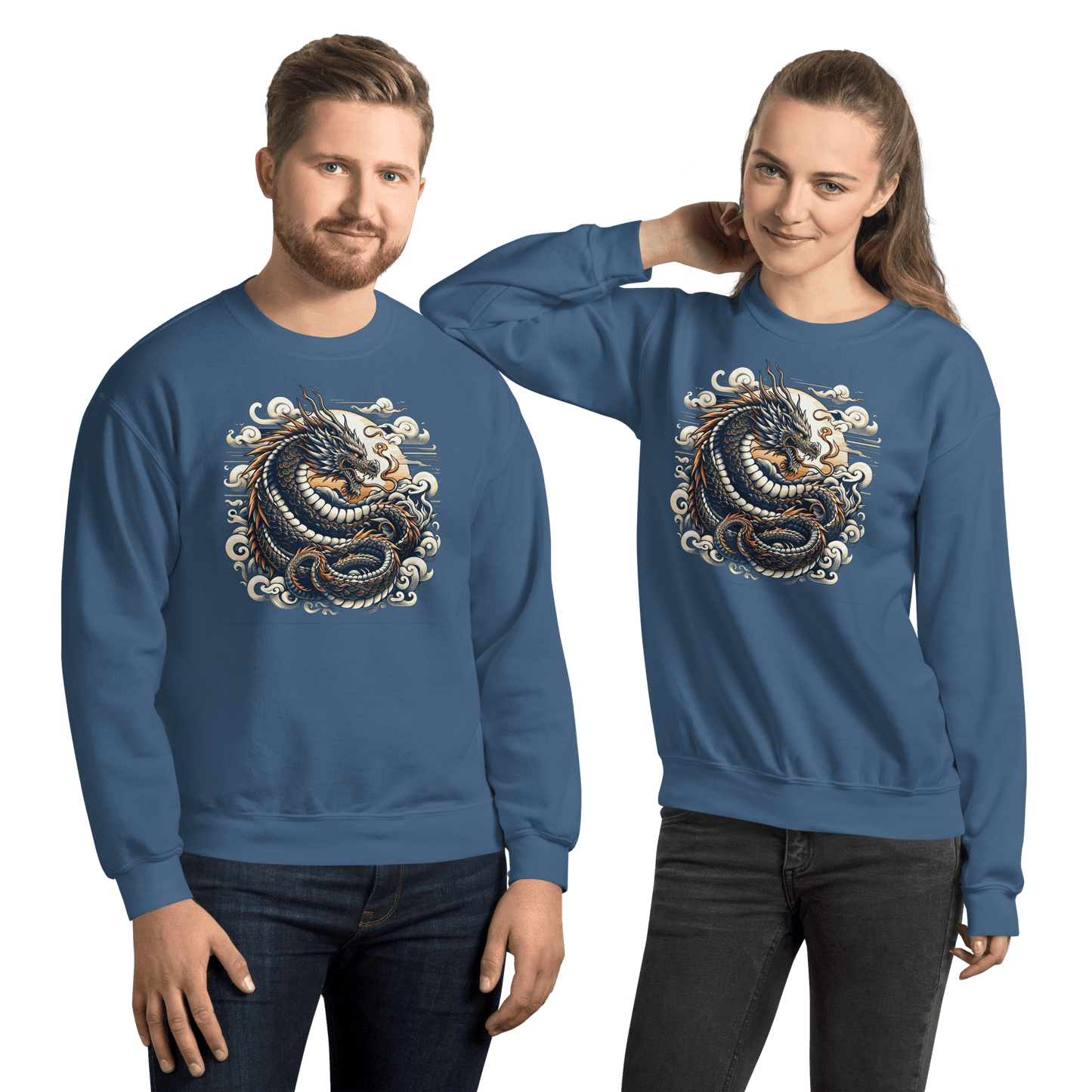 Unisex Sweatshirt "Drache" - Artexio