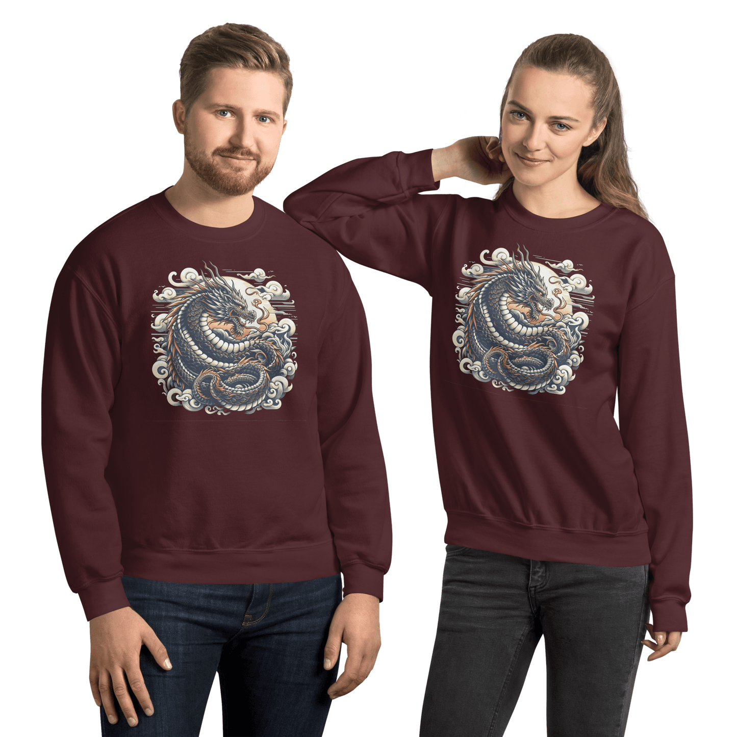 Unisex Sweatshirt "Drache" - Artexio