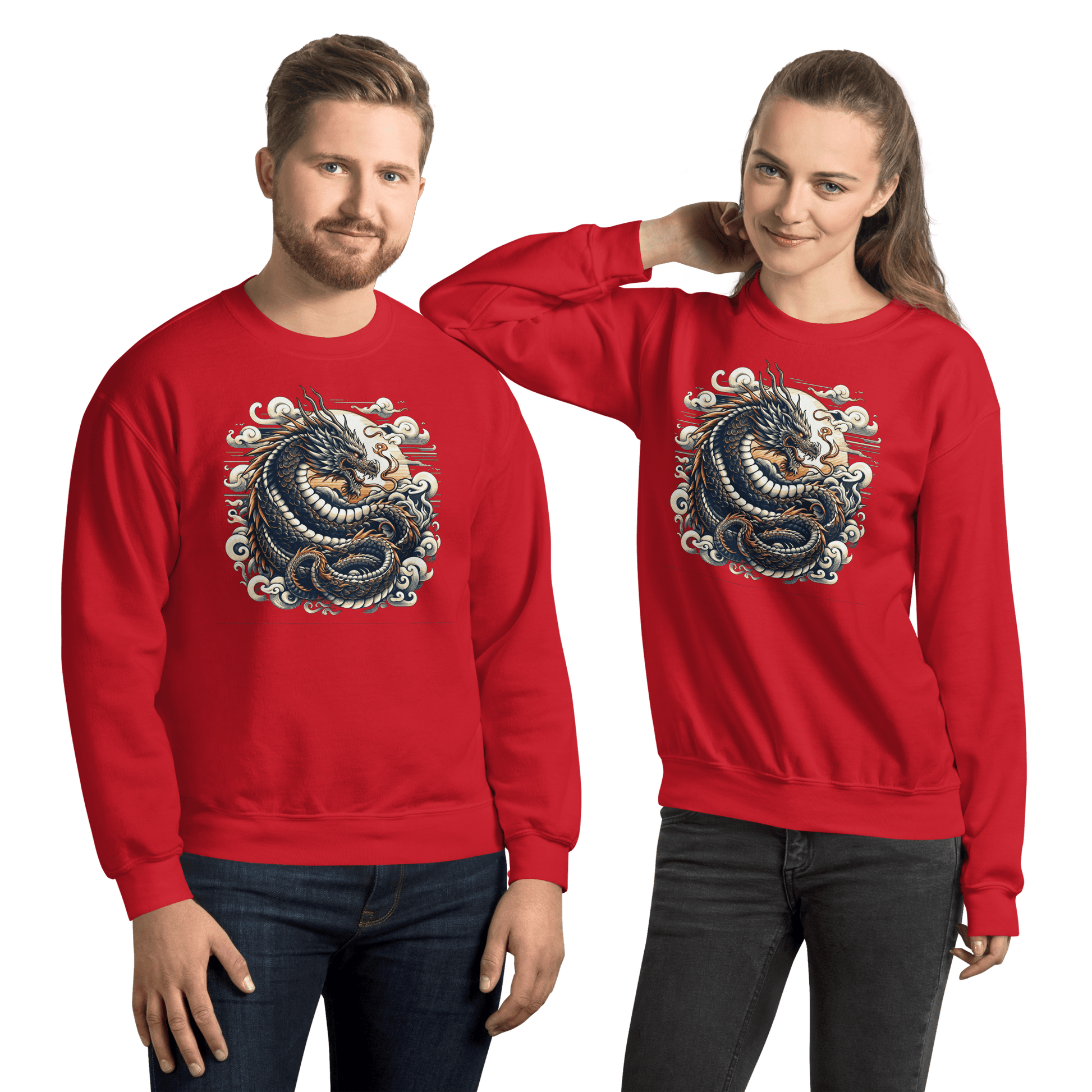 Unisex Sweatshirt "Drache" - Artexio