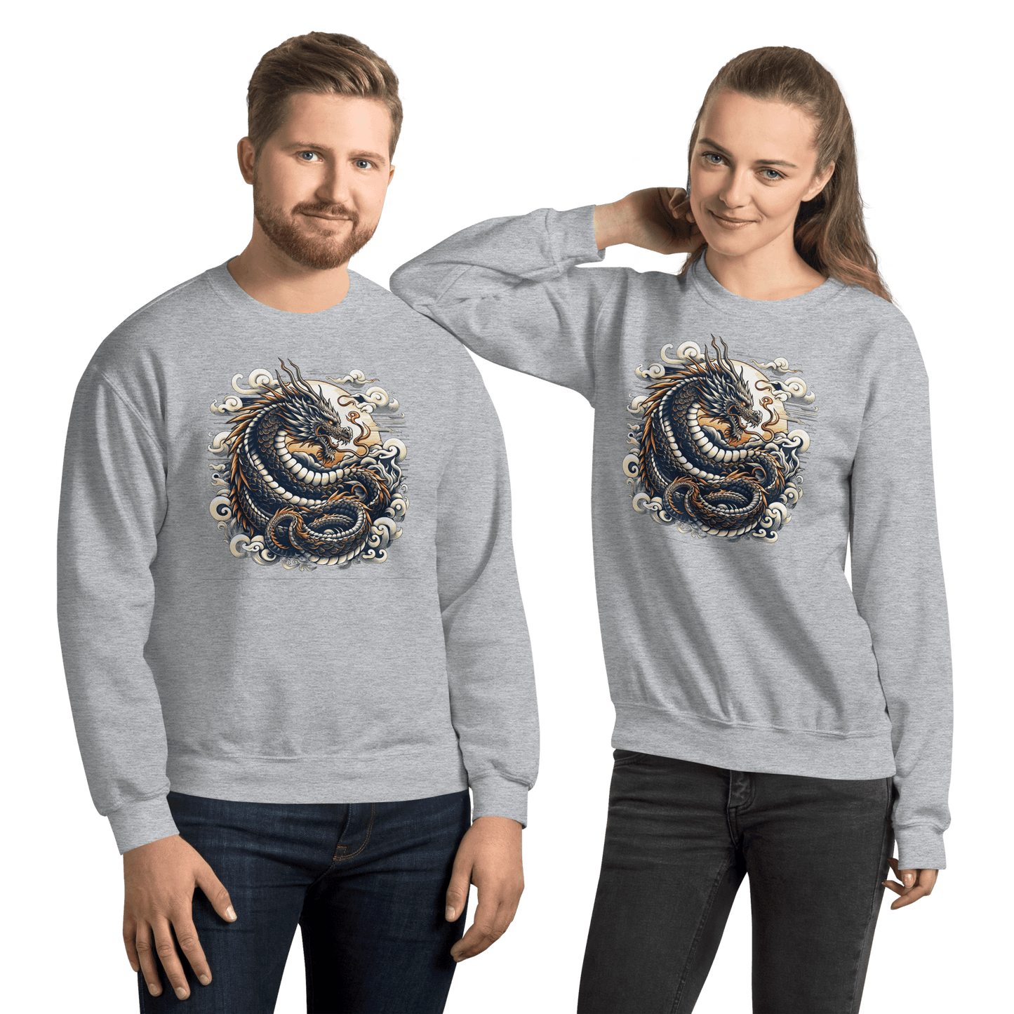 Unisex Sweatshirt "Drache" - Artexio