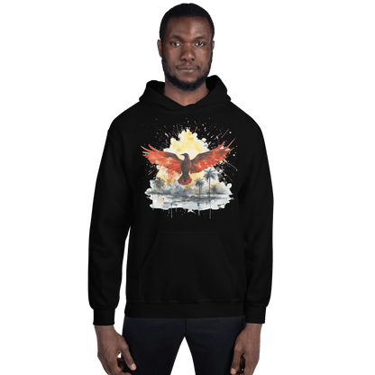 Unisex Heavy Blend Kapuzenpullover "Firebird" - Artexio