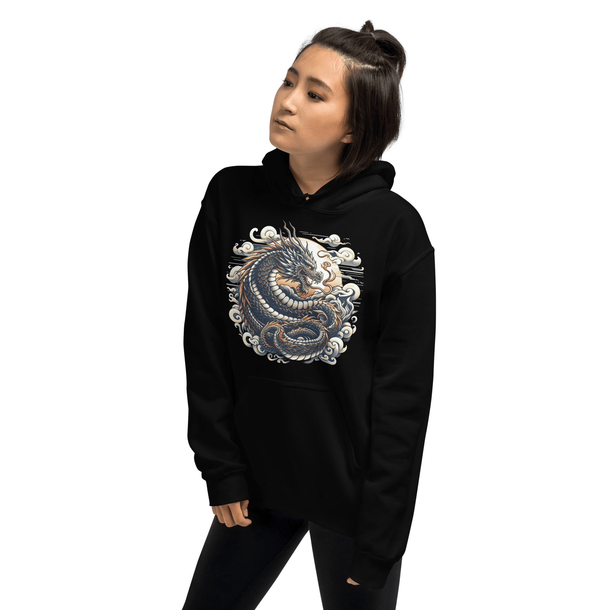 Unisex Heavy Blend Kapuzenpullover "Drache" - Artexio