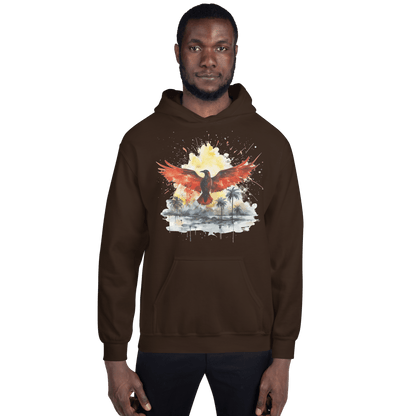 Unisex Heavy Blend Kapuzenpullover "Firebird" - Artexio