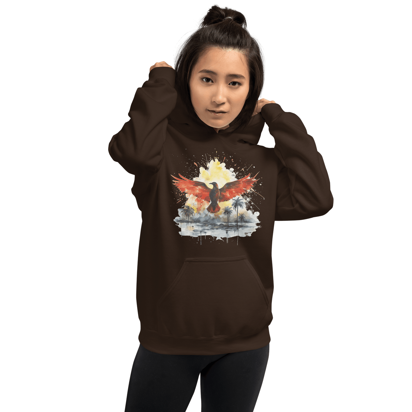 Unisex Heavy Blend Kapuzenpullover "Firebird" - Artexio