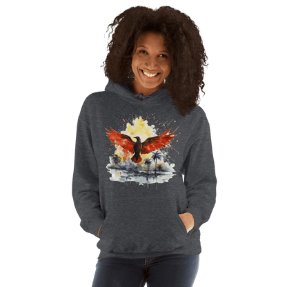 Unisex Heavy Blend Kapuzenpullover "Firebird" - Artexio