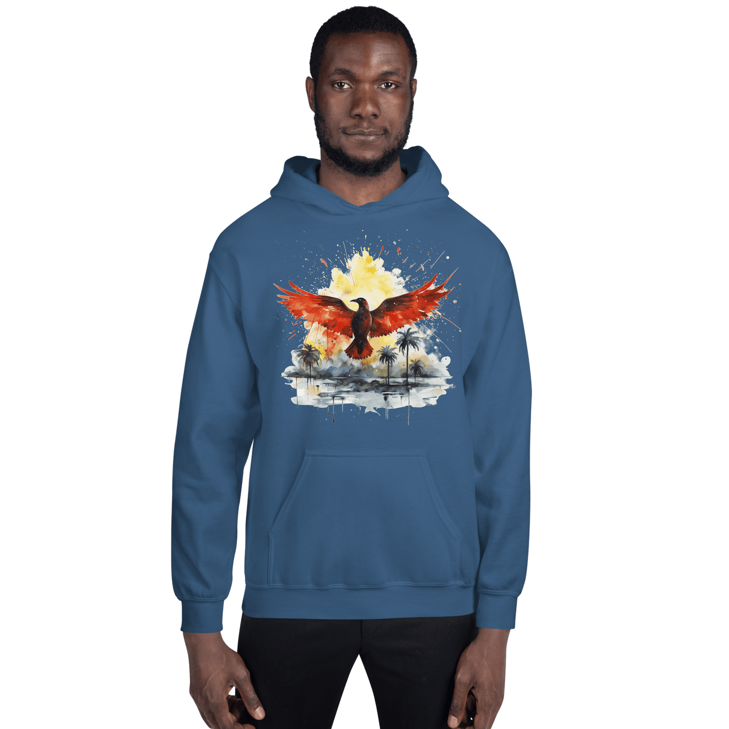 Unisex Heavy Blend Kapuzenpullover "Firebird" - Artexio