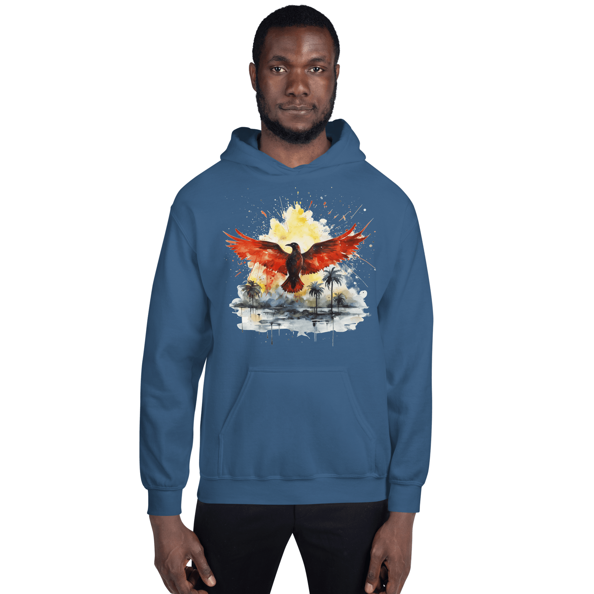 Unisex Heavy Blend Kapuzenpullover "Firebird" - Artexio