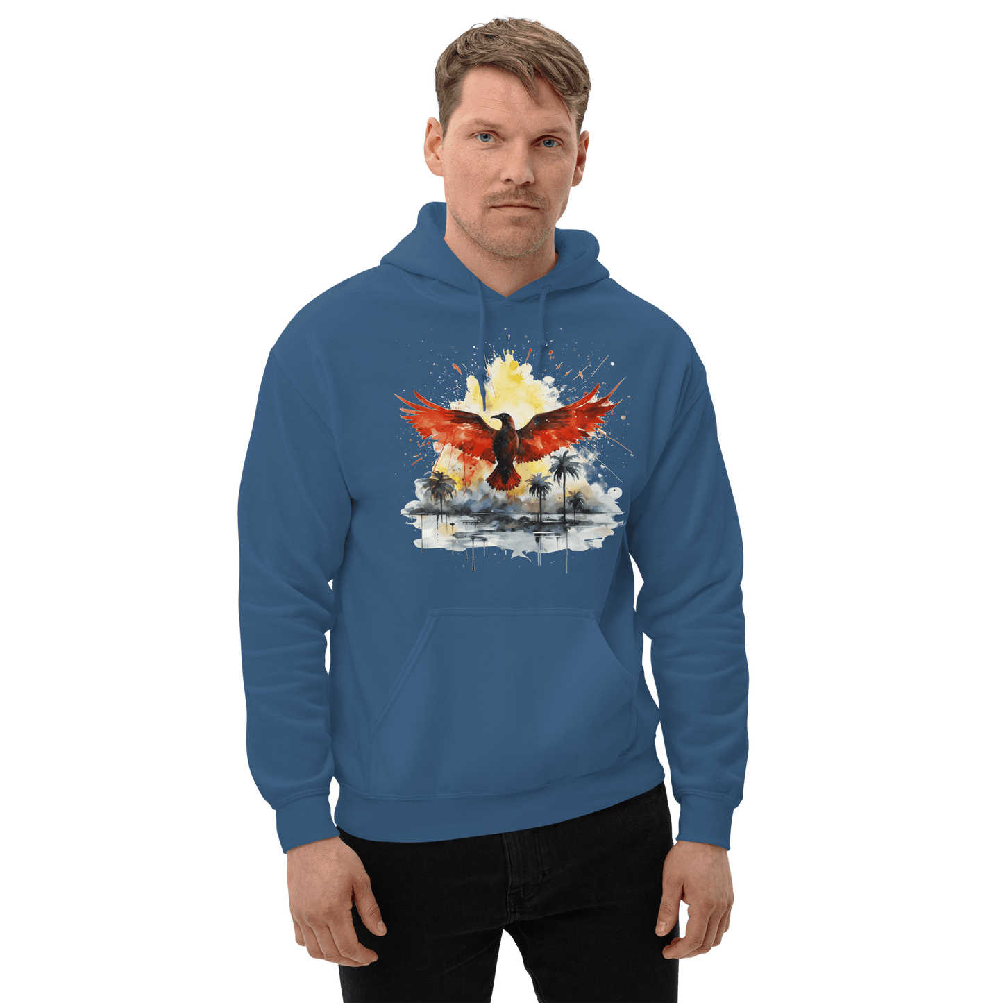 Unisex Heavy Blend Kapuzenpullover "Firebird" - Artexio