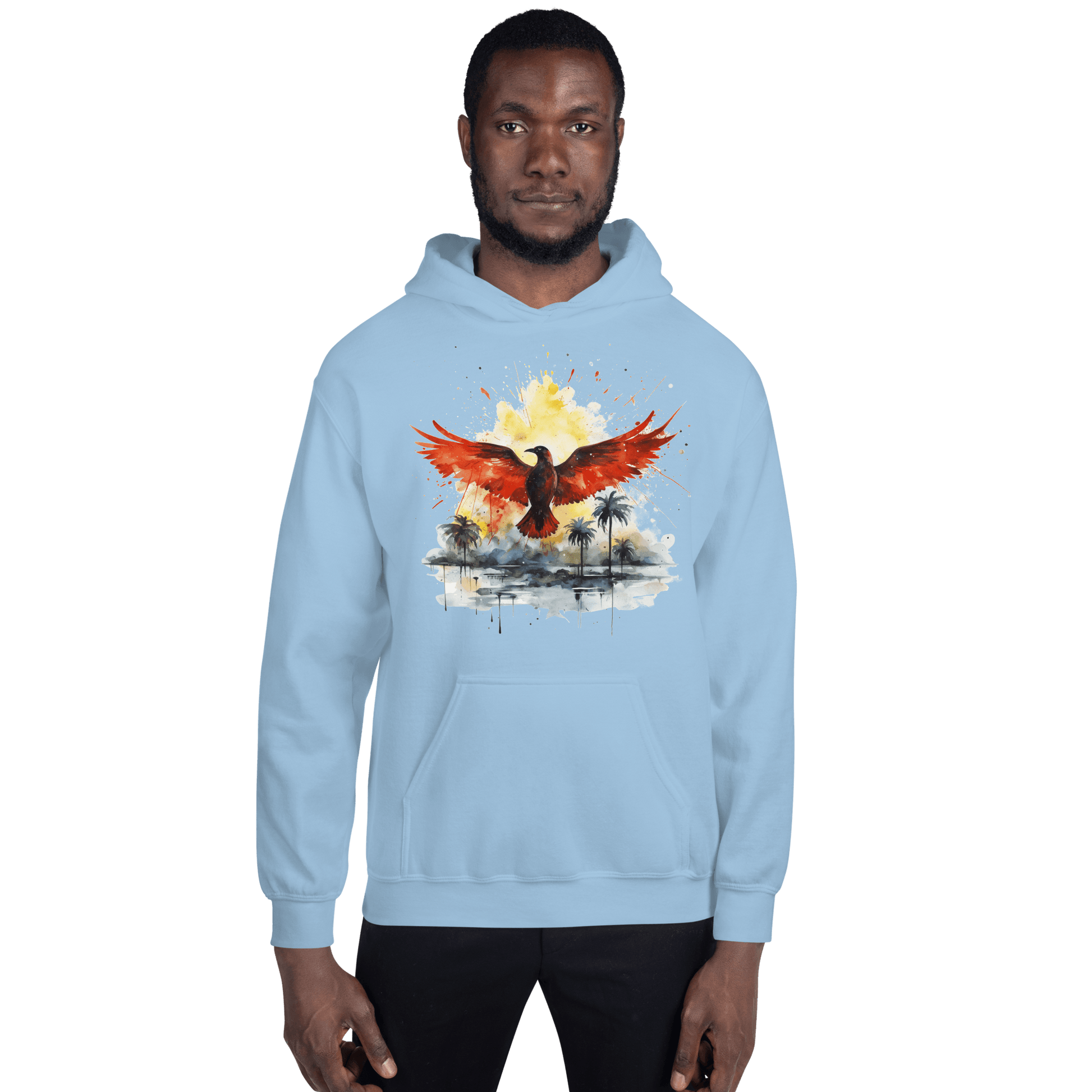 Unisex Heavy Blend Kapuzenpullover "Firebird" - Artexio