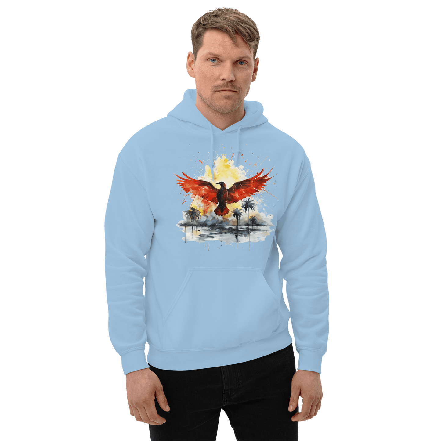 Unisex Heavy Blend Kapuzenpullover "Firebird" - Artexio